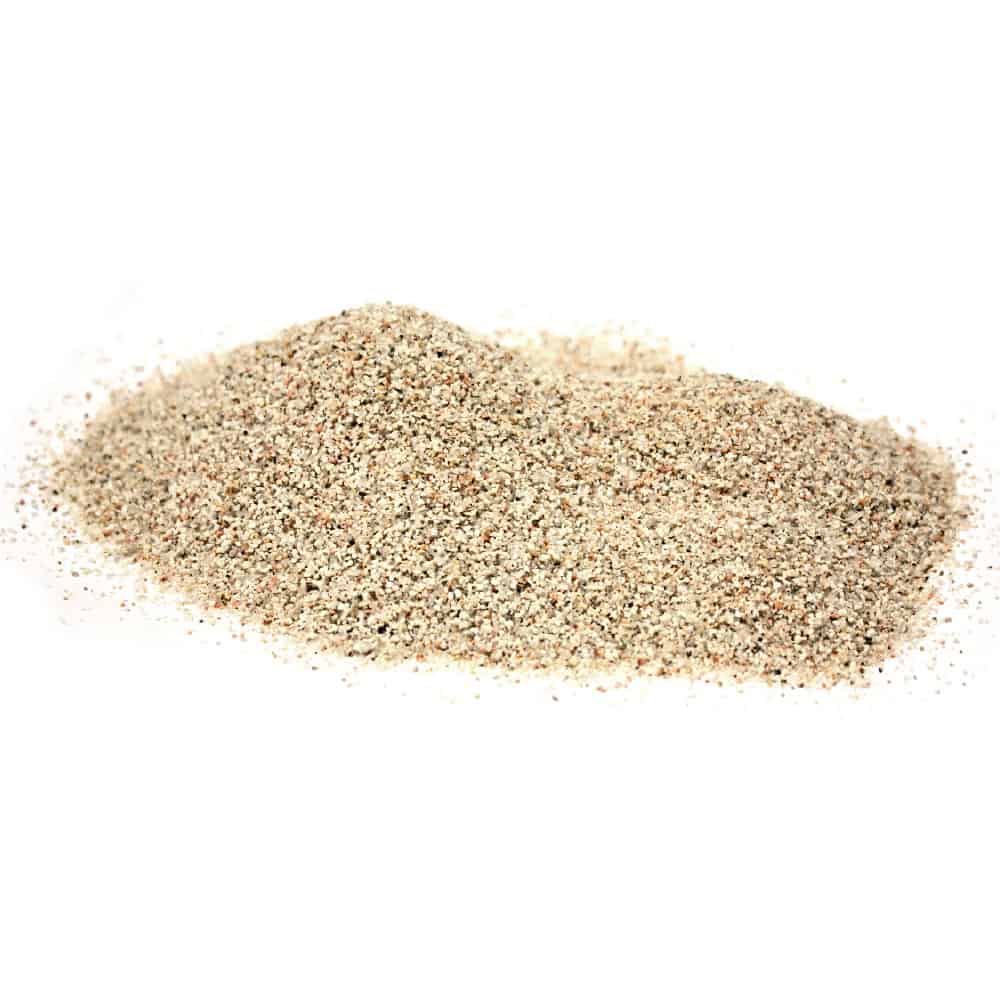 Elfenbeinweißer Sand 1–3 mm